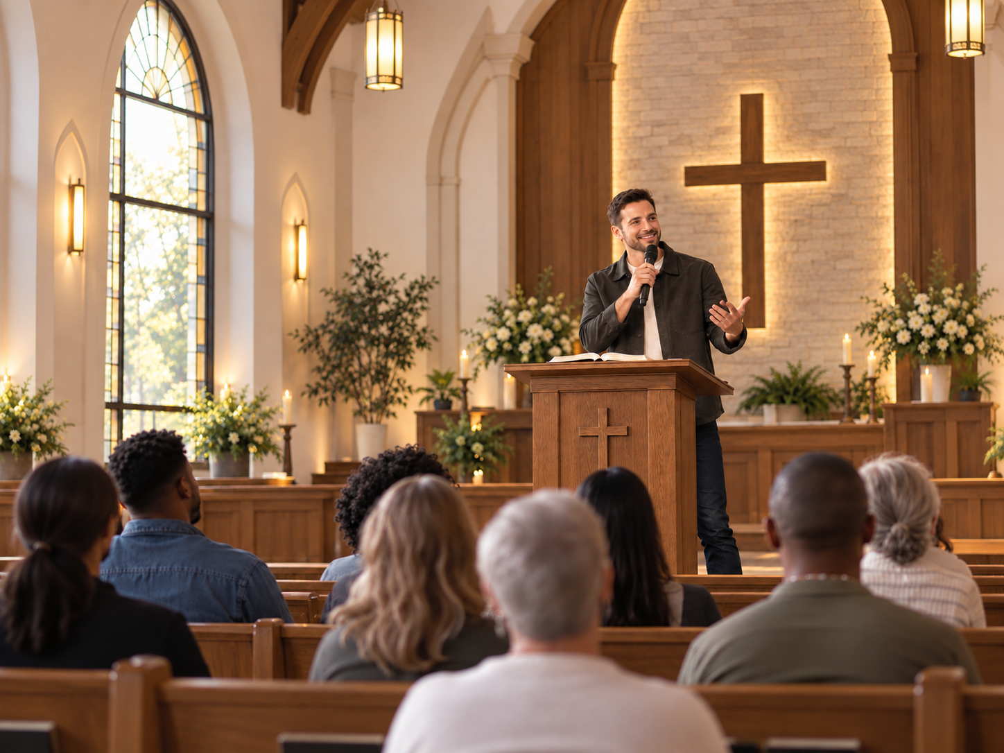 Pastor in the church